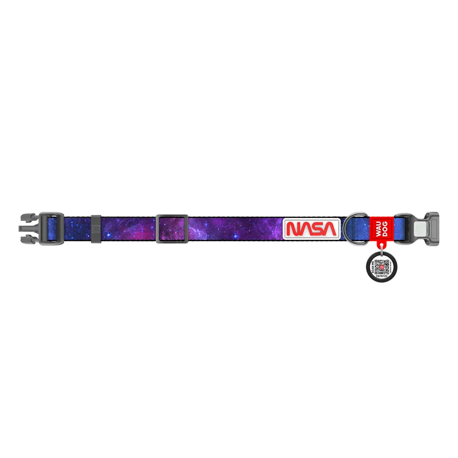 Нашийник WAUDOG Nylon 20 мм 28-40 см нейлоновий NASA21