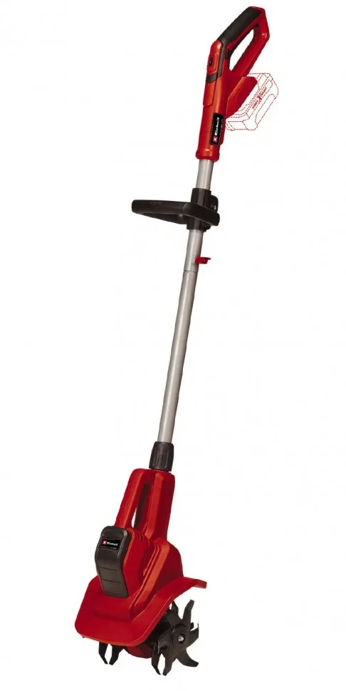 Аккумуляторный культиватор Einhell GE-CR 18/20 Li E-Solo, 18В, ширина 20 см, глубина 20 см, вес 385 кг (без аккумулятора и зарядного устройства)