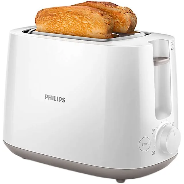 Тостер Philips пластик 15,6х27,5х18,8 см Білий