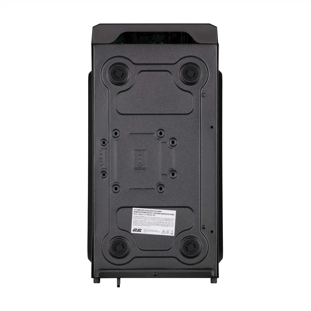 Корпус 2E Basis RD8603U-400 з БЖ 2E ATX400W, 1xUSB3.0, 2xUSB2.0, VGA 320мм, mATX, чорний