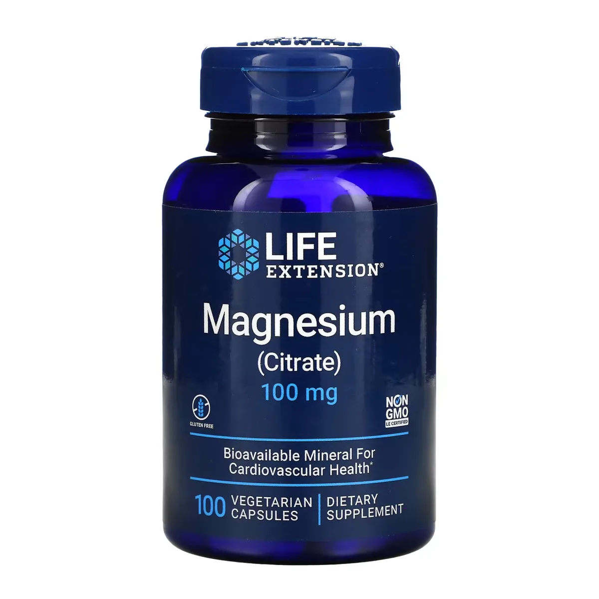 Магний цитрат Life Extension 100 мг 100 капсул вегетарианских