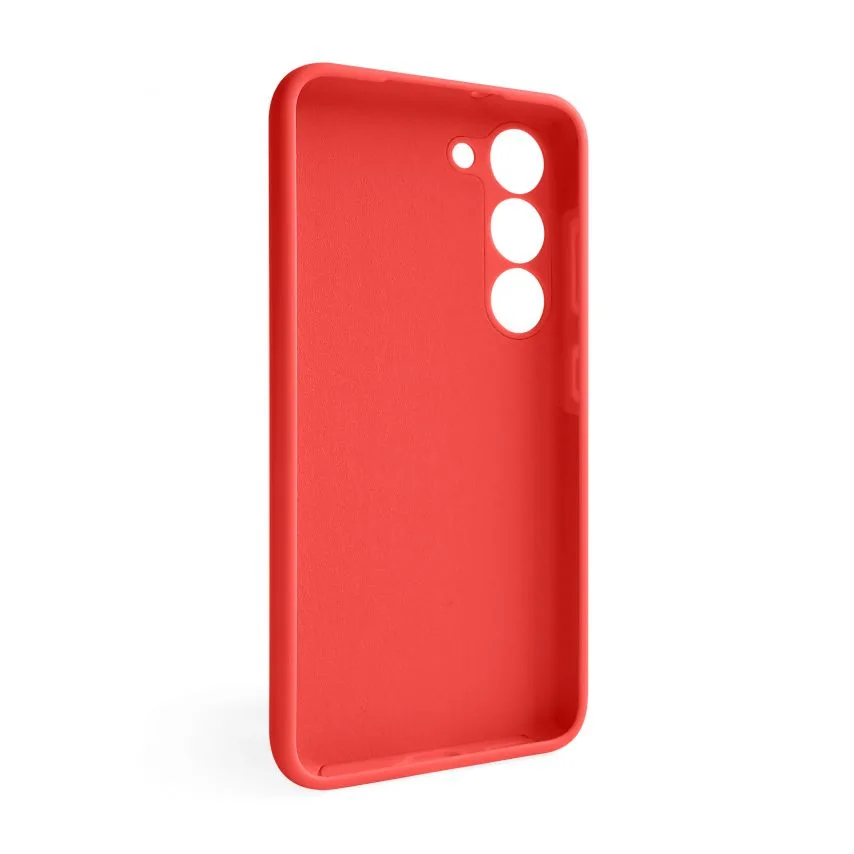 Силиконовый чехол для смартфона Samsung красный.