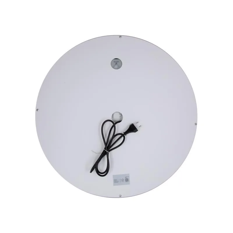 Дзеркало з LED-підсвіткою сенсорне Qtap Mideya R700 700х700х35 мм алюміній/пластик