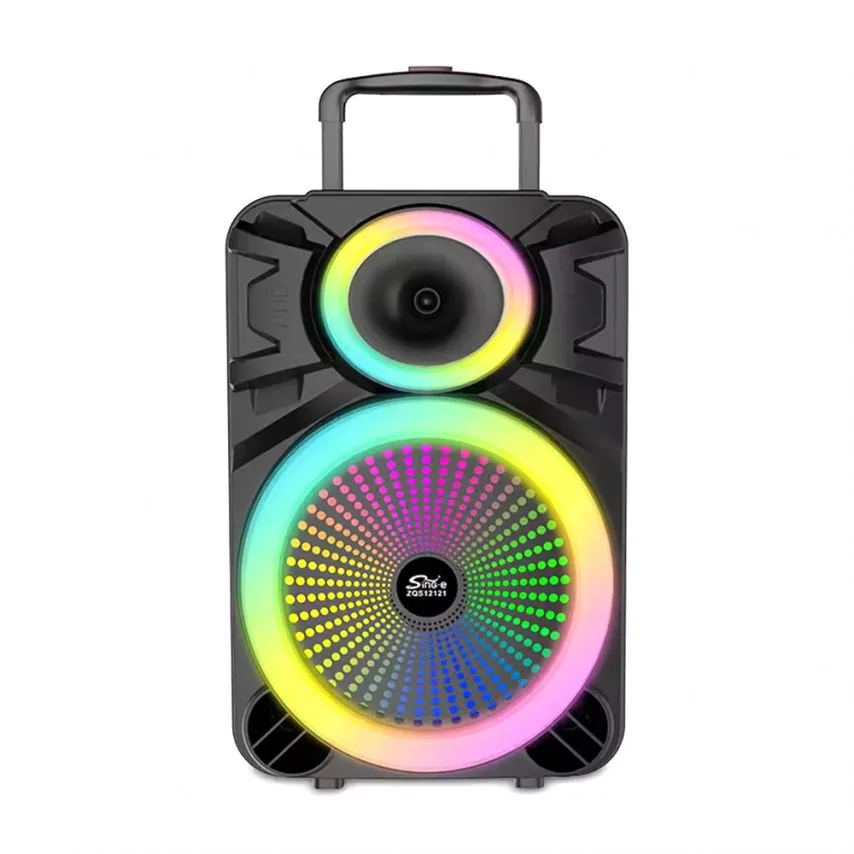 Портативна колонка 60W Bluetooth чорна 427х360х657 мм