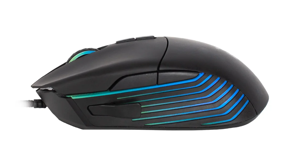 Миша ігрова Dream Machines USB 95 г чорна