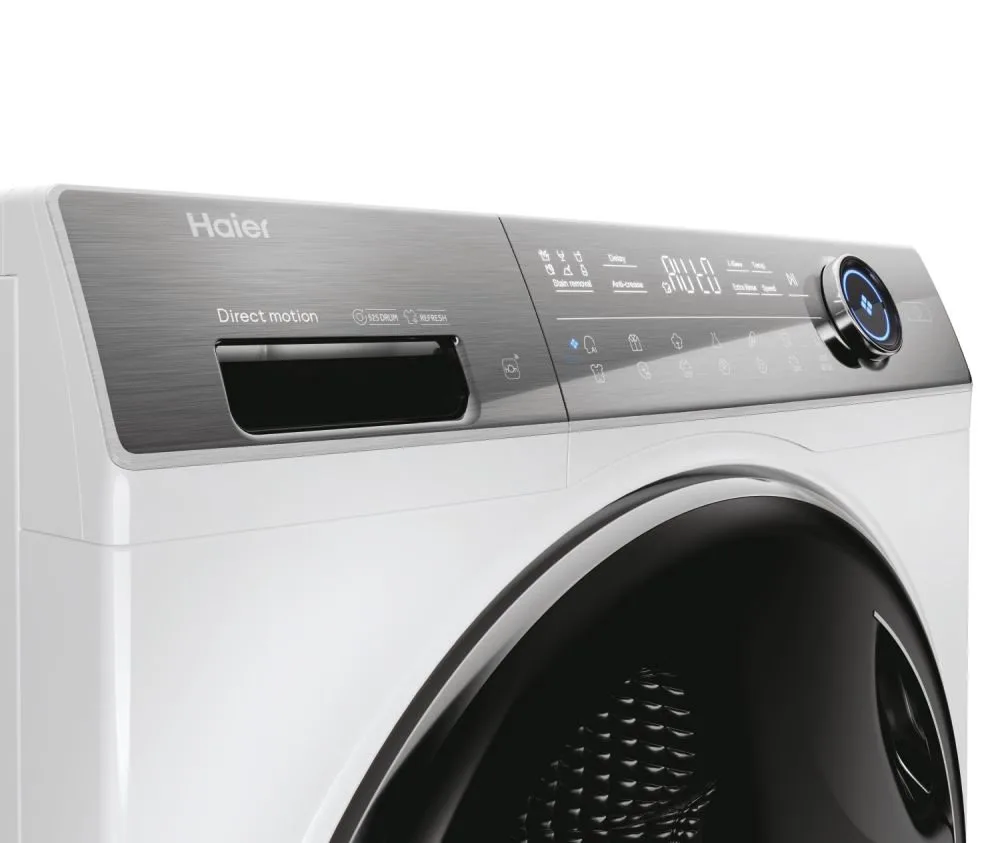 Пральна машина Haier фронтальна 12кг 1400 об/хв A+++ біла з інвертором та парою