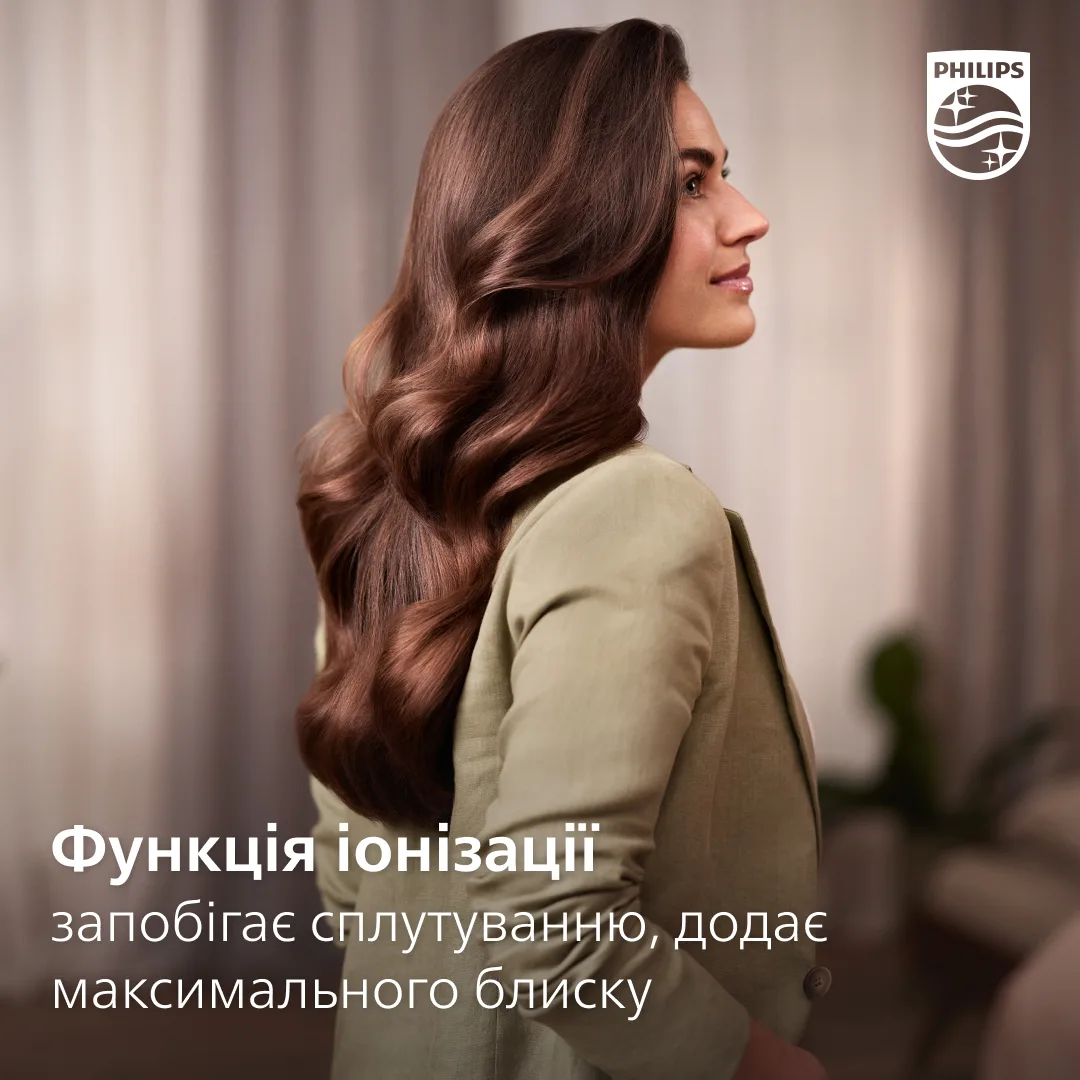 Фен-щітка Philips Керамічна 1000 Вт Рожевий 50 мм