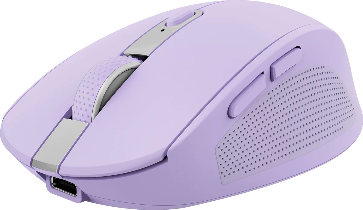 Миша Trust Ozaa Compact Multi-Device, WL/BT, фіолетовий