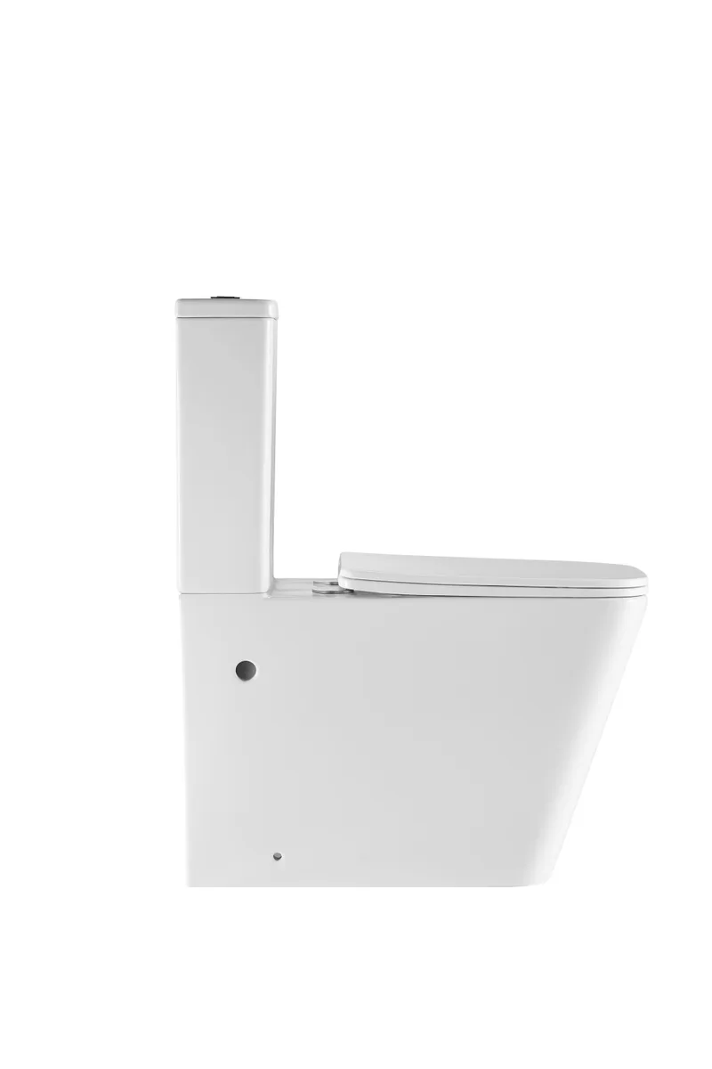 Унітаз-компакт MIXXUS PREMIUM санітарна порцеляна 675х390х855 мм білий RIMLESS