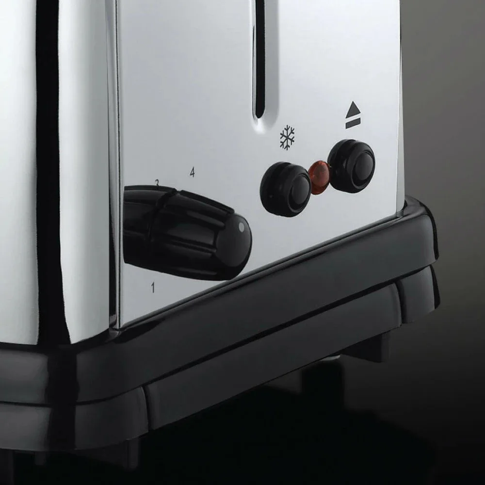 Тостер Russell Hobbs Метал 2 слайси Сірий 1600 Вт 6 режимів обсмажування