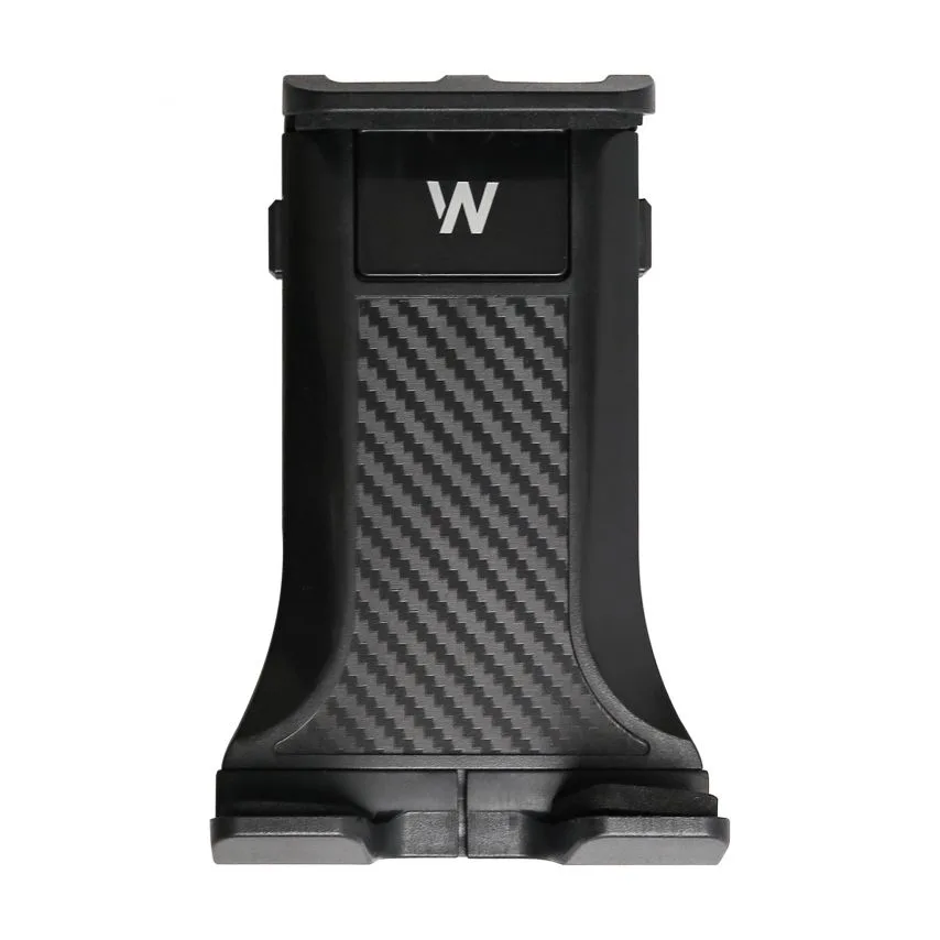 Автодержатель WALKER металлический пластиковый черный для смартфонов и планшетов 8,8-17,5 см
