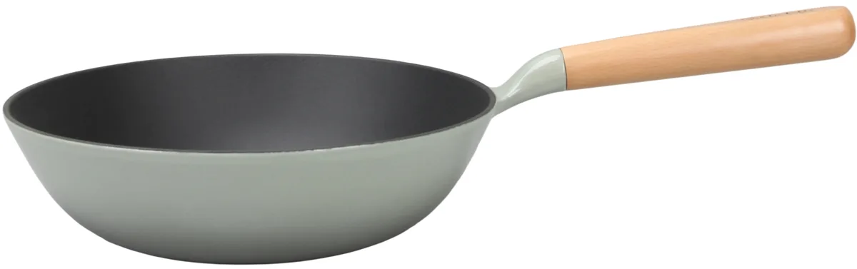 Сковорода чавунна Wok Ringel Primavera 26 см Чорна
