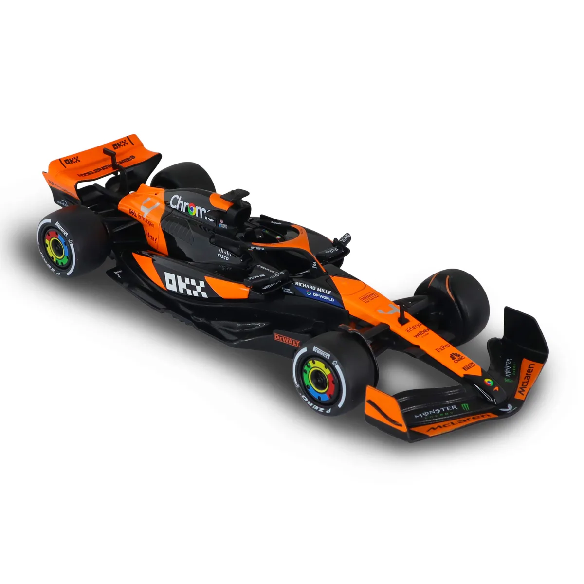 Автомодель TechnoDrive металл 1 24 оранжевая