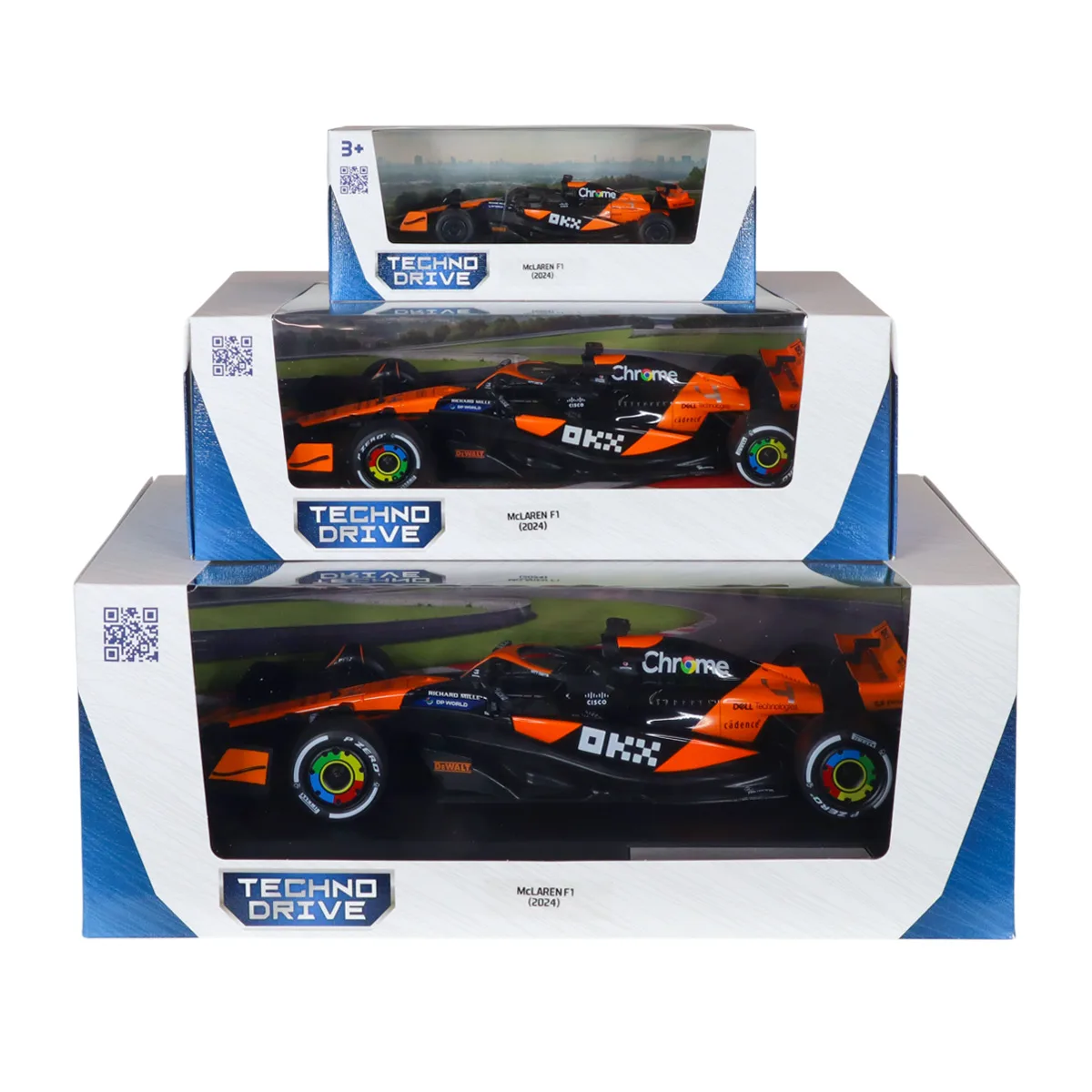 Автомодель TechnoDrive металл 1 24 оранжевая