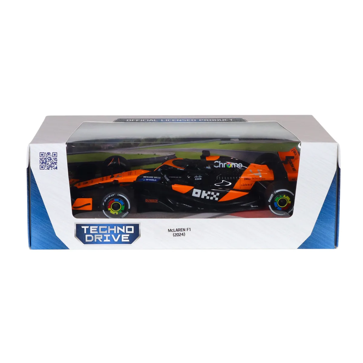 Автомодель TechnoDrive металл 1 24 оранжевая