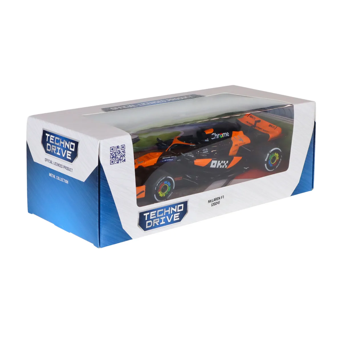 Автомодель TechnoDrive металл 1 24 оранжевая