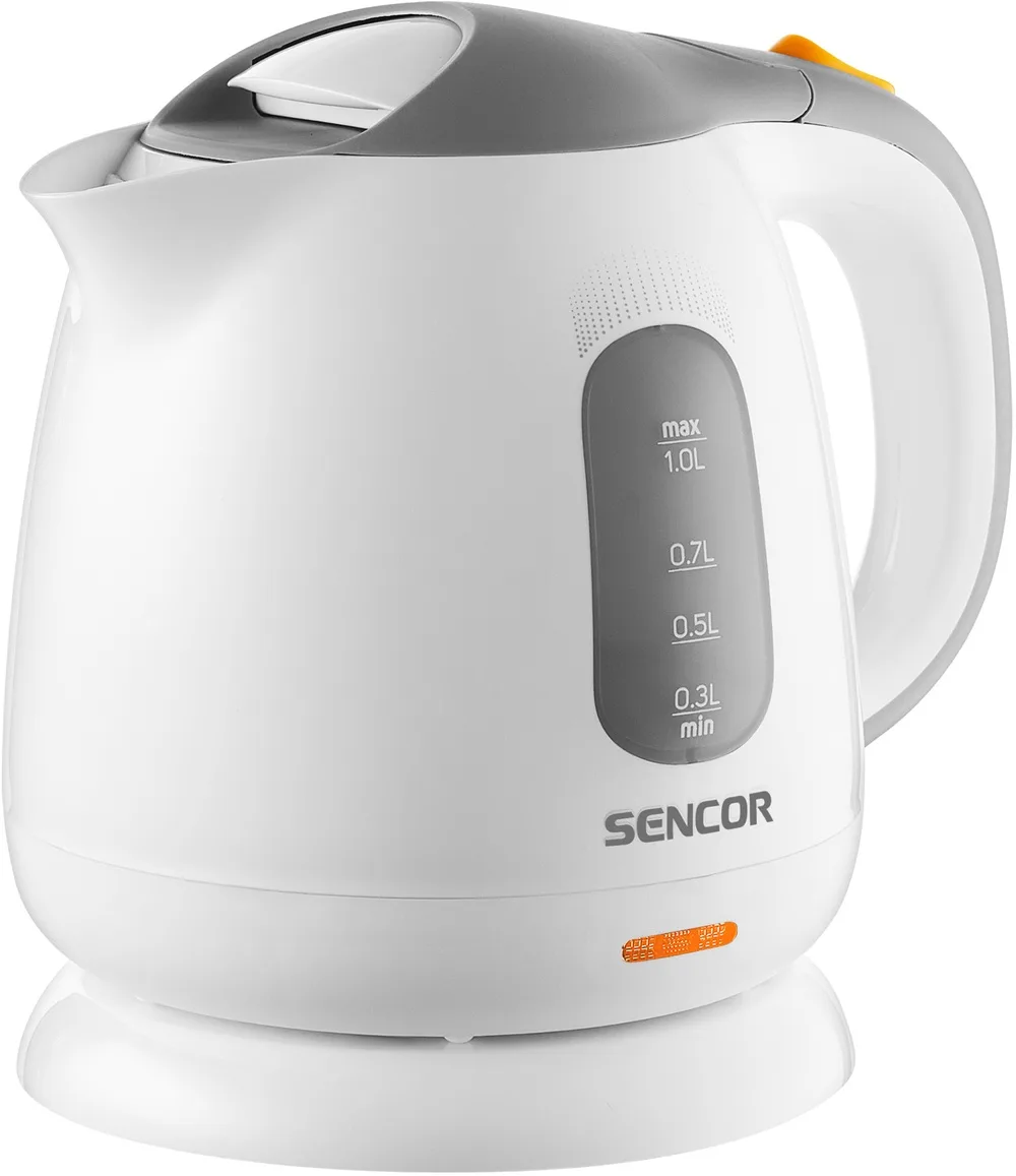 Електрочайник Sencor пластиковий 1 л білий 1100 Вт
