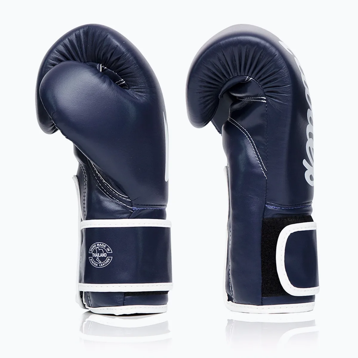 Боксерські рукавиці Fairtex штучна шкіра 14 унцій сині