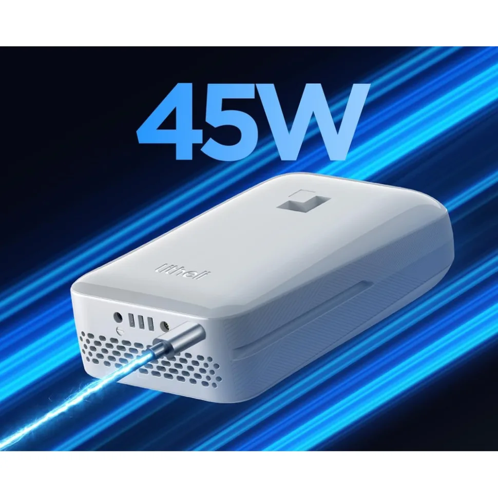 Power Bank Litheli 20000 мАг 45 Вт USB-C пластик 1275х819х395 мм
