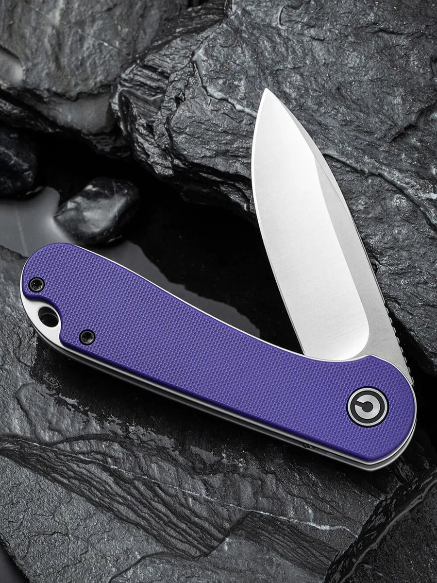 Складаний ніж Civivi D2 7,5 см G10 фіолетовий