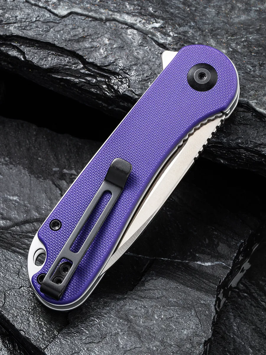 Складаний ніж Civivi D2 7,5 см G10 фіолетовий