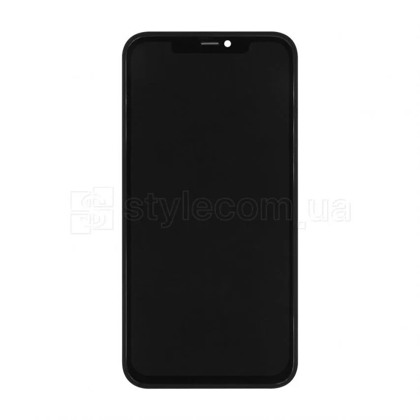Дисплей LCD IPS 6,1 дюйма черный для iPhone 11 с сенсорным экраном высокого качества.