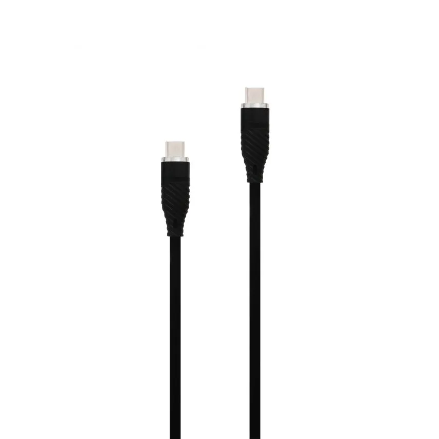 Кабель USB Type-C до Type-C 65W TPE 1м чорний
