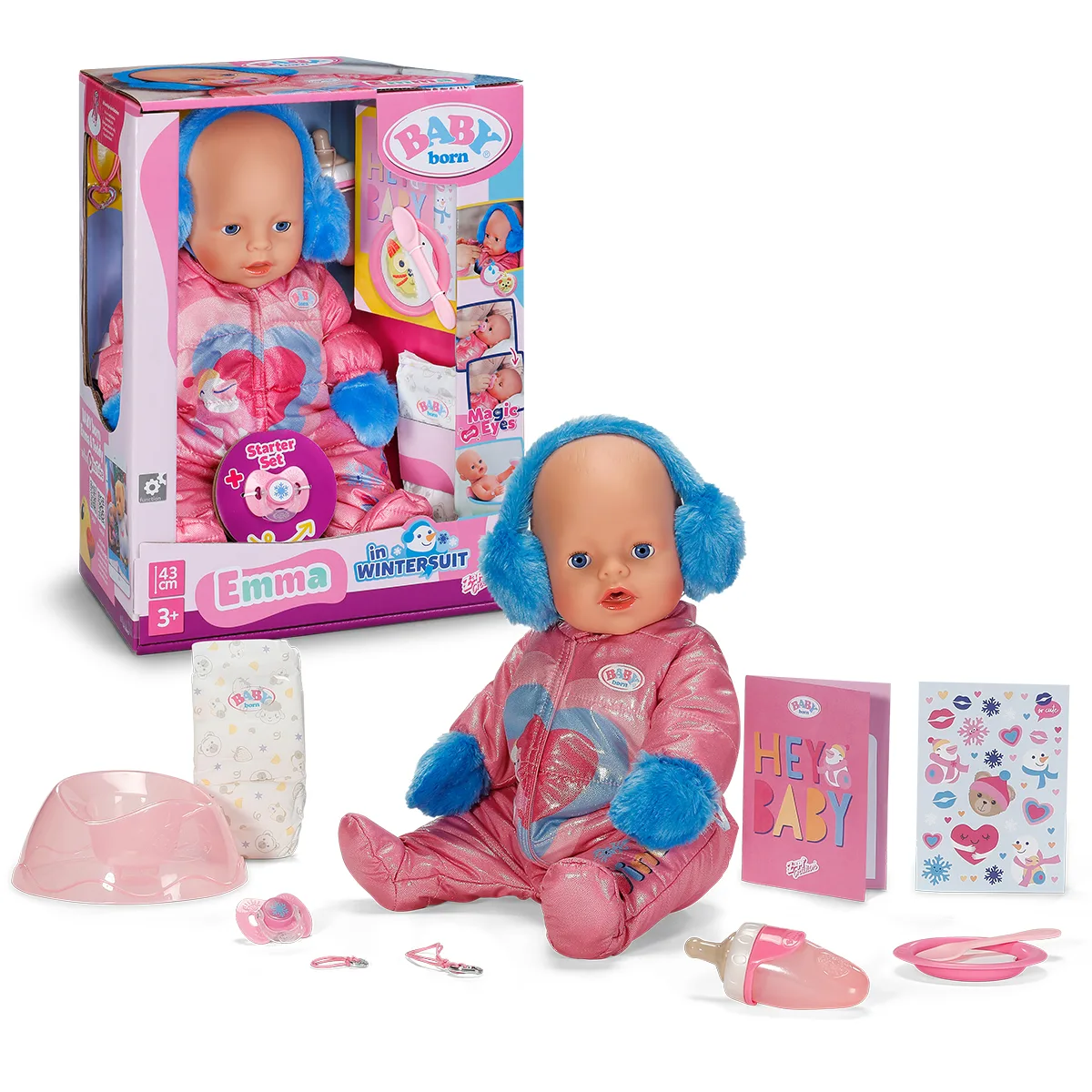 Лялька BABY born 43 см текстильна зимова Емма