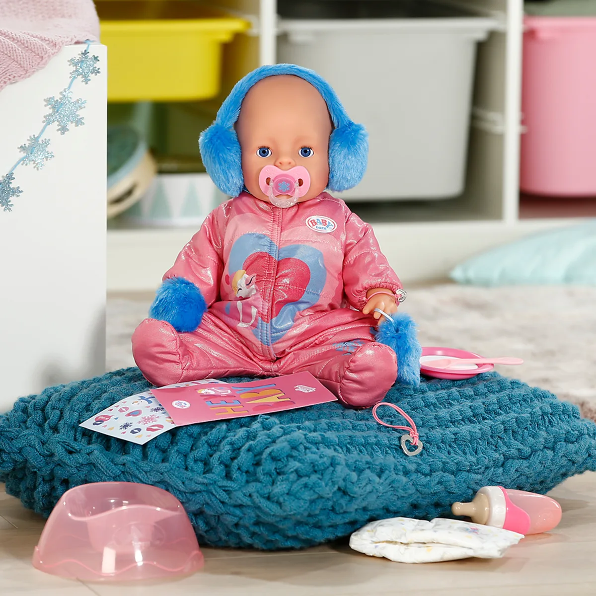 Лялька BABY born 43 см текстильна зимова Емма