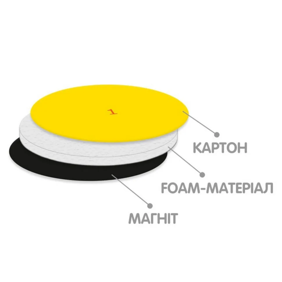 Магнитный набор цифр и знаков Vladi Toys 211х163 мм пластик многоцветный