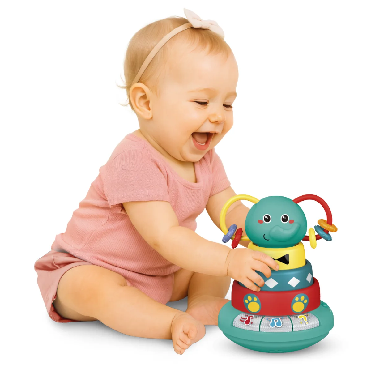 Інтерактивна іграшка KIDDI SMART ABS-пластик 14х14х19 см Слоненя Грайко