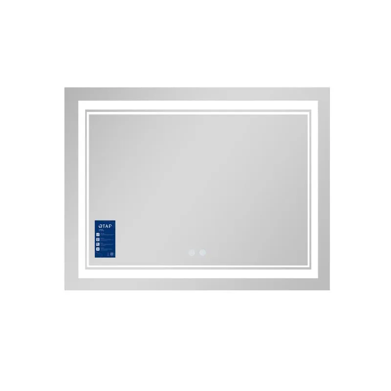 Дзеркало Qtap CA1 з LED-підсвічуванням 1000х700 мм сенсорне з антизапотіванням для ванної