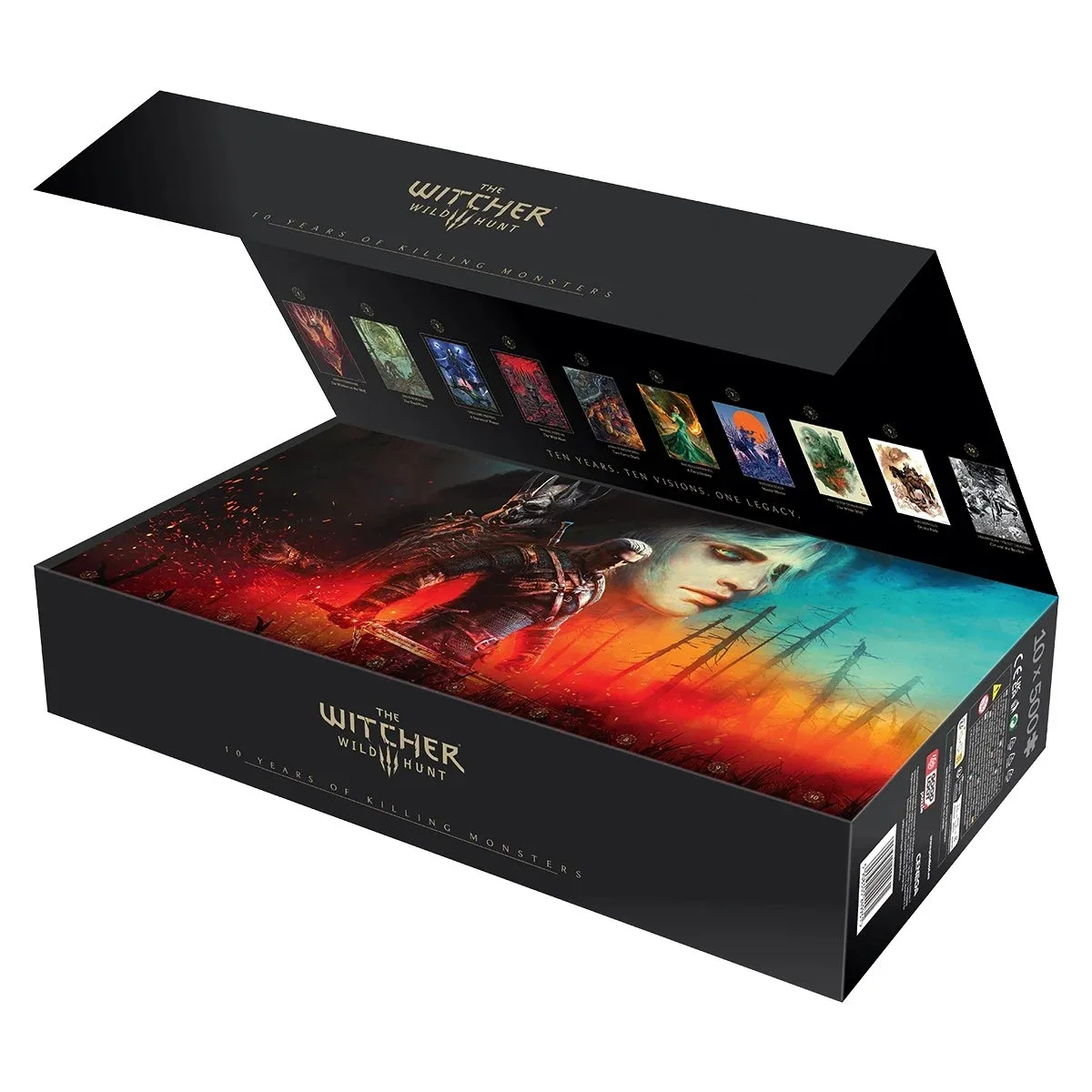 Колекція пазлів GoodLoot The Witcher 3: Wild Hunt (10th Anniversary Edition) 10x500 ел.