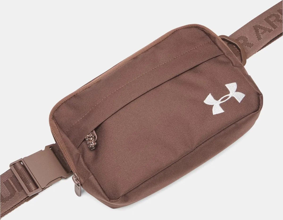 Сумка на пояс Under Armour 100% поліестер 20х13,5х5 см коричнева