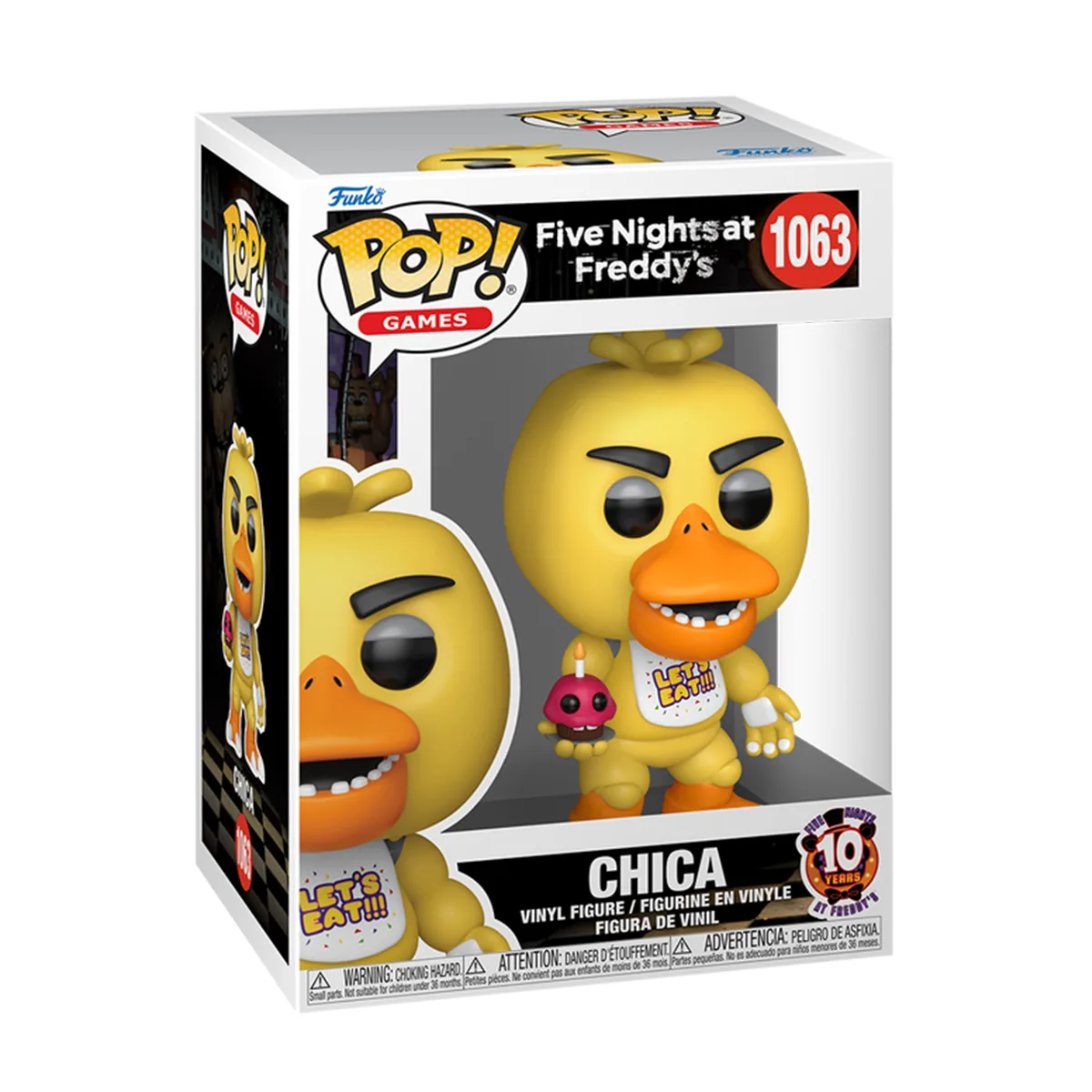 Ігрова фігурка Funko POP! вініл 9,6 см жовта Чіка з Містером Кексом