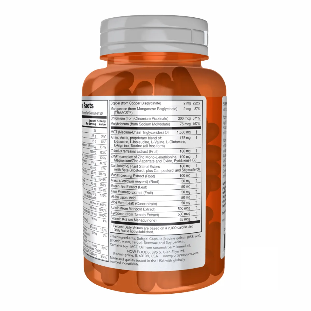 Now Foods Men's Active Sports Multi 90 softgels для мужчин с активным образом жизни