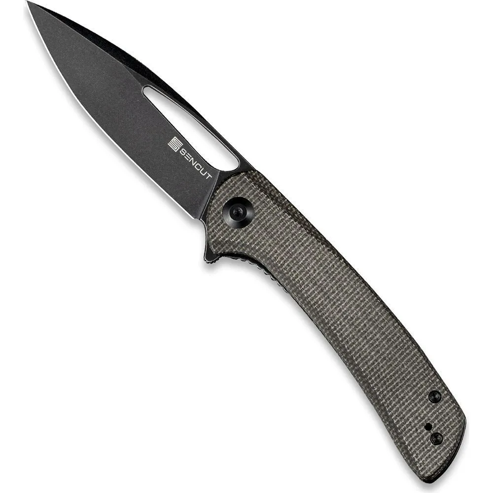 Складаний ніж Sencut 9Cr18MoV 88,1 мм Micarta сірий