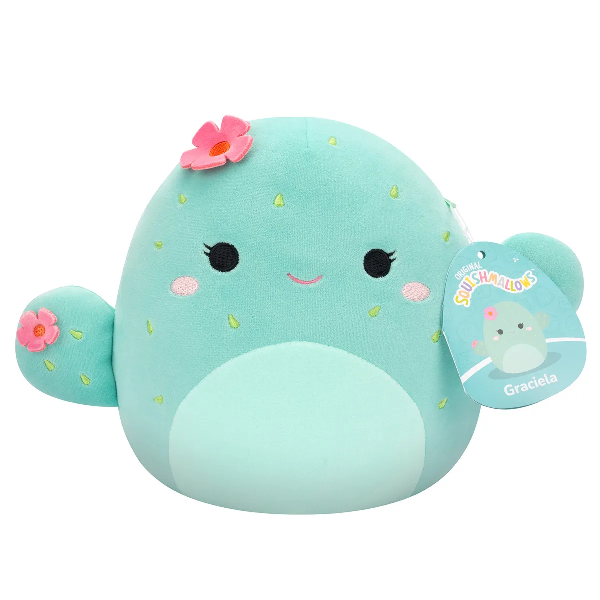 М'яка іграшка Squishmallows поліестер 19 см Кактус Граціелла