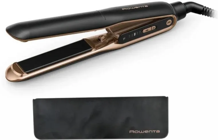 Випрямляч Rowenta Thermocare Ultimate Experience, 5 температурних режимів, 150-210°C, з дисплеєм, керамічним покриттям, чорного та
