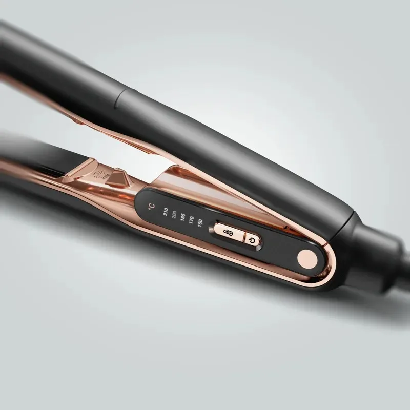 Випрямляч Rowenta Thermocare Ultimate Experience, 5 температурних режимів, 150-210°C, з дисплеєм, керамічним покриттям, чорного та