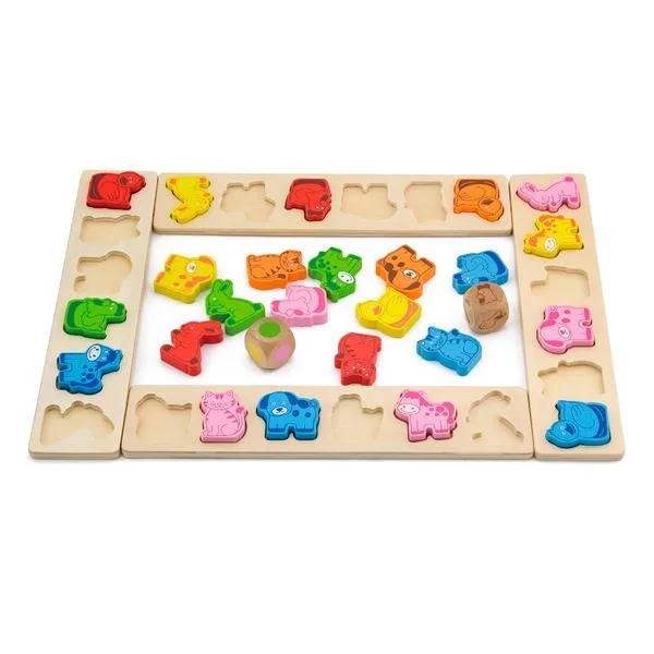 Настільна гра Viga Toys дерев'яна 32х21 см різнокольорова для дітей від 3 років