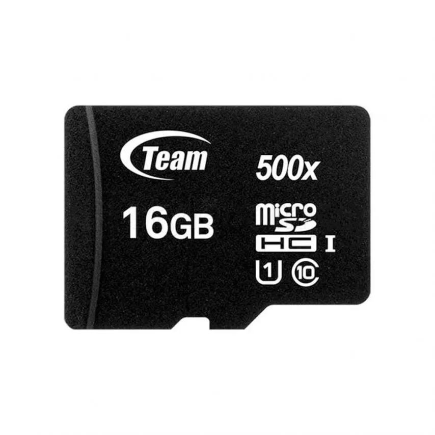 Карта пам'яті Team MicroSDHC 16Гб Class 10 UHS-I Чорна