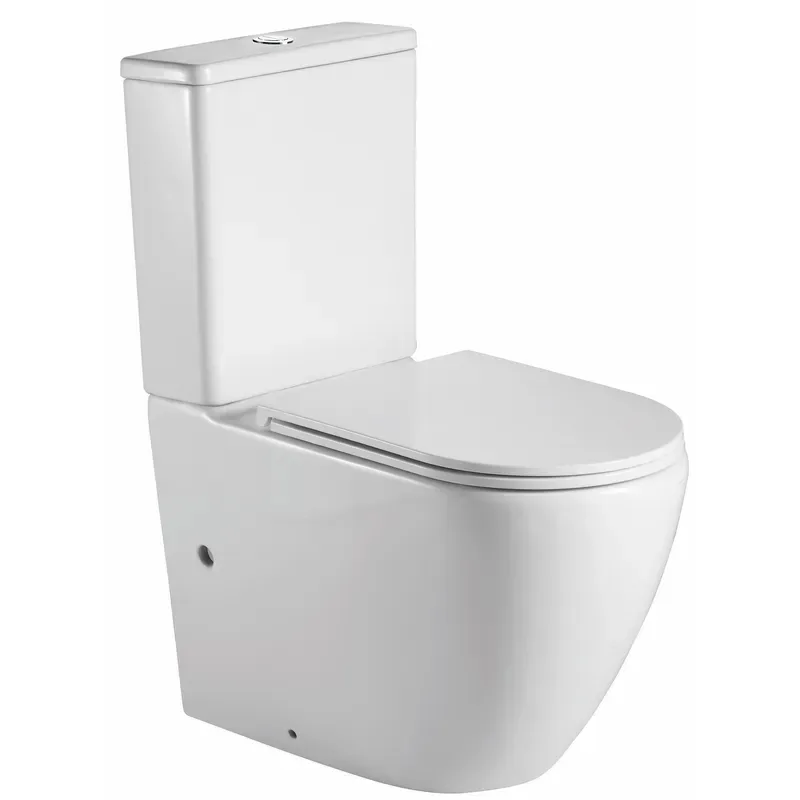 Унітаз-компакт MIXXUS PREMIUM санітарна порцеляна 855х390х660 мм білий RIMLESS