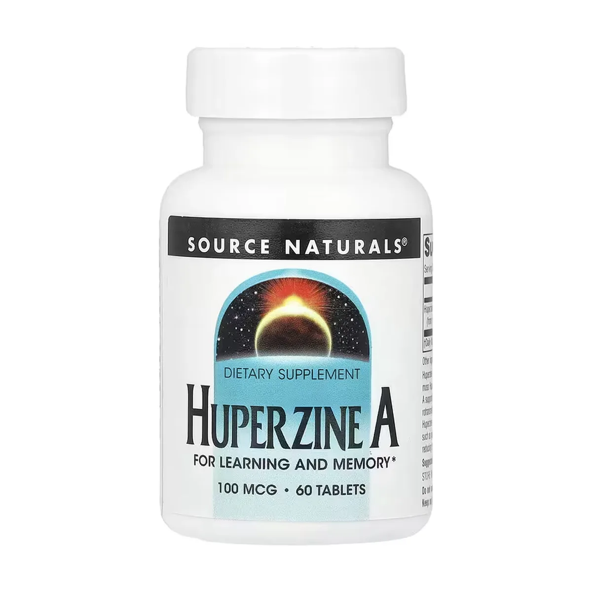 Huperzine A Source Naturals 100 мкг 60 табл Для навчання та пам'яті
