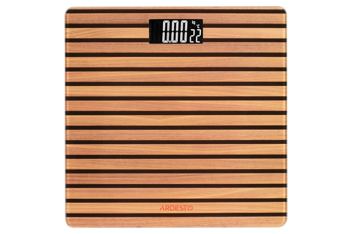 Ваги ARDESTO підлогові Plank, 150 кг, AAAx2 в комплекті, скляні, кольорові.