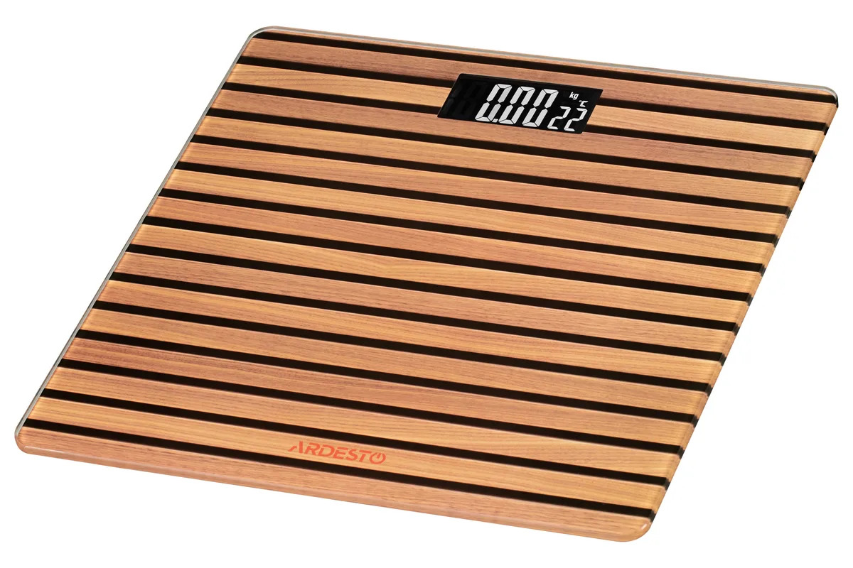 Ваги ARDESTO підлогові Plank, 150 кг, AAAx2 в комплекті, скляні, кольорові.