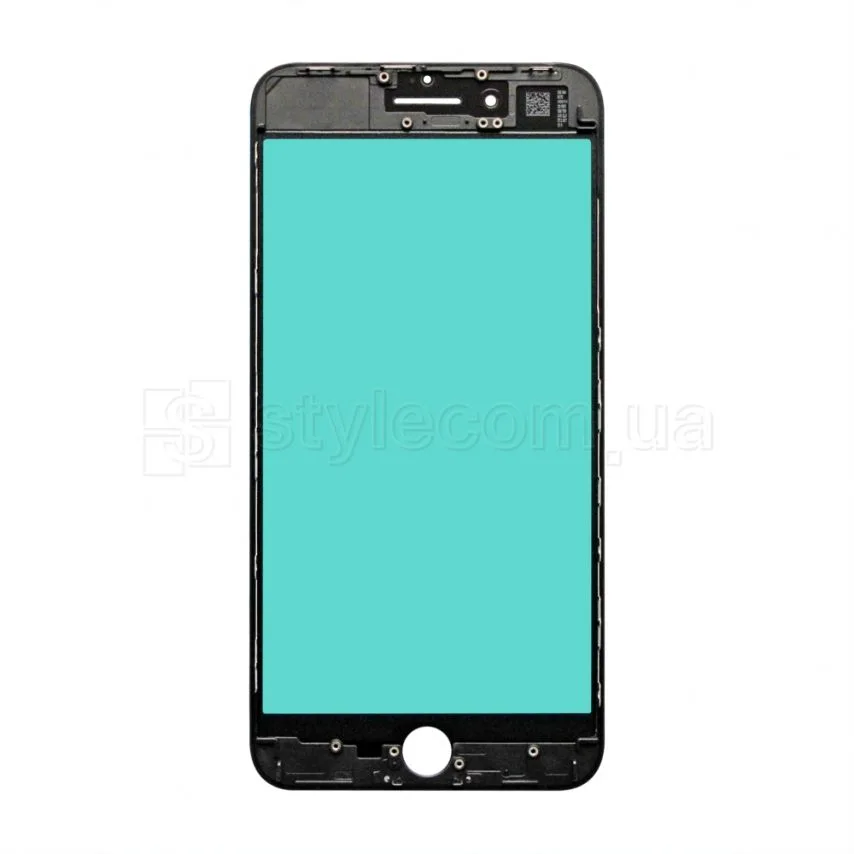 Стекло для переклеивания Apple iPhone 8 Plus 5,5 дюймов черное с рамкой без OCA-пленки Original Quality.
