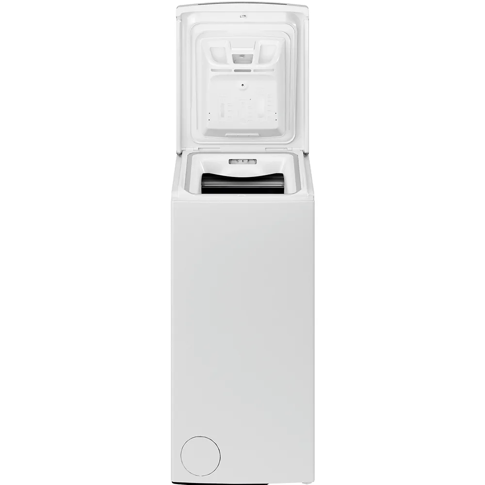 Пральна машина Whirlpool вертикальна 7кг 1200 об/хв інверторна для прання білизни з дисплеєм біла