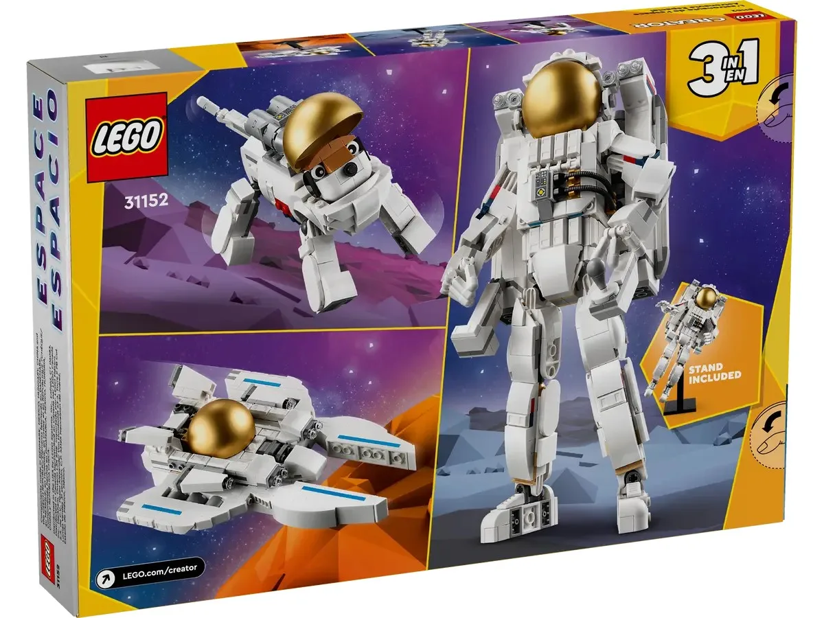 Конструктор LEGO Creator Космонавт 9 років Пластик Мультicolour