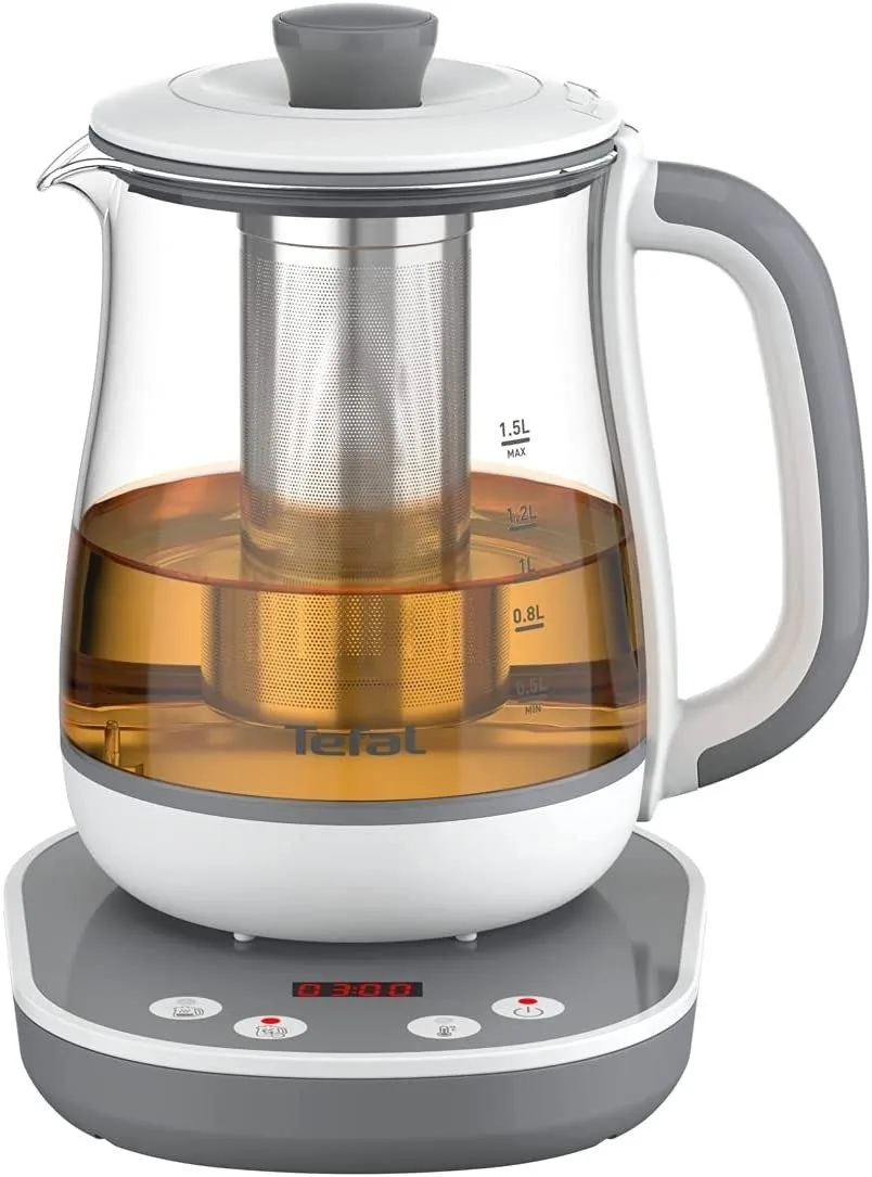 Електрочайник Tefal Скло 1,5 л Білий